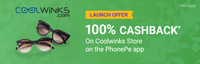 Get 100% Cashback up to ₹1500 on shopping from Coolwinks store in PhonePe app. Minimum order value of ₹1500