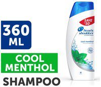 Head and Shoulder Cool Menthol Shampoo 360 ml @199 plus free shipping
