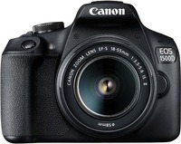 Canon EOS 1500D Digital SLR Camera (Black) with EF S18-55 is II Lens/Camera Case @ 17990 (with SBI & Prime Bonus Offer)