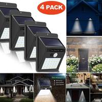 @289 - 4PCS 30 LED Solar Powered Wall Light Motion Sensor Outdoor Garden Security Lamp (800mAh)