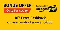 Amazon Early Bird Bonus 10% cashback offer (Valid on 10th October)