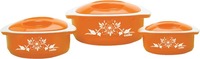 Cello Hot Meal Pack of 3 Thermoware Casserole Set  (500 ml, 850 ml, 1500 ml) for 399