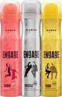 Engage Combo Pack Deodorant Spray - For Women  (495 ml, Pack of 2)