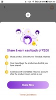 Share & Earn Cashback  - PaytmMall
