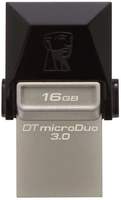 Kingston DTDUO3/16GBIN 16 GB OTG Drive  (Black, Type A to Micro USB) @329