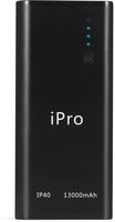 Ipro 13000 mAh Power Bank (iP40)  (Black, Lithium-ion)