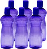 Princeware Aster Pet Fridge Bottle, 500ml, Set of 6, Violet 
