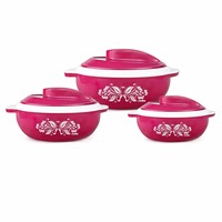 Cello Hot Serve Plastic Casserole Set, 3-Pieces