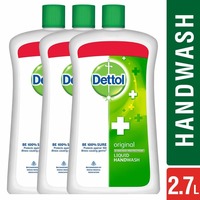 Dettol Original Liquid Soap Jar - 900 ml (Pack of 3) 