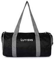 Black Polyester Gym Bag/Sports Duffle 21 Ltrs 