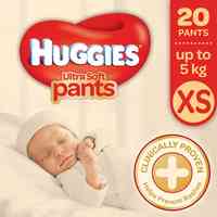 Huggies Ultra Soft XS Size Diaper Pants - XS  (20 Pieces)