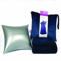 Viaggi 4in1 Travel Blanket with Pillow Blue