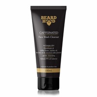 Beardhood Caffeinated Face Wash Cleanser for Men, Brown, 100ml 