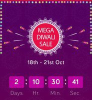 Snapdeal Mega Diwali Sale : Get 10% discount with SBI cards and 15% discount with RBL cards