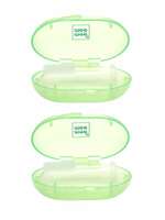 Mee Mee Unique Finger Brush (Pack of 2 Green)