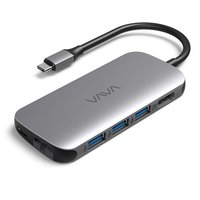 VAVA USB C Hub Adapter with 100W Power Delivery, Ethernet Port, SD Card Reader, HDMI Port, 3 USB 3.0 Ports for MacBook Pro and Type C Windows Laptops @ Rs. 5999