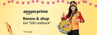 Renew for a One-year paid Prime membership at effectively 800/-