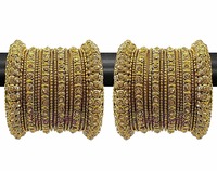 Youbella Fashion Jewellery Traditional Gold Plated Bangles Set For Women (2.4) 