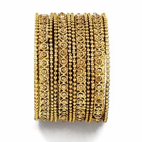 YouBella Traditional Fancy Designer Casual Party Wedding Wear Original Hand Work Meena One Gram Gold Bangles for Women (2.4) 