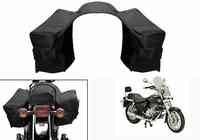 Speedwav Water Proof Bike Twin Saddle Bags Black-Bajaj Avenger 220 DTS-i