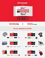 Brand Factory Faayde Ka Festival 18-21 Oct :- Shop for Min 3000₹ & Get 100% Value Back