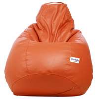 Excel Classic Bean Bag Cover without beans - XL Size - Orange Colour 
