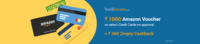 BankBazaar via Zingoy : Get Rs 1000 amazon voucher on credit card approval from BankBazaar + Rs 360 Zingoy cashback
