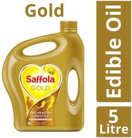 Saffola gold edible oil 5L jar