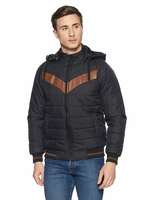 Qube by Fort Collins Men's Bomber Jacket (527_M_Black)