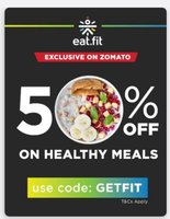 Zomato : 50% off on healthy meals [Eat.fit] 