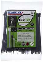 Novoflex 100mm Cable Ties, Pack of 100, Black
