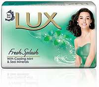 Lux Fresh Splash Cooling Mint and Sea Minerals Soap Bar, 54g