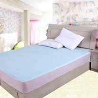 LOOT Rite Clique Elastic Strap Queen Size Waterproof Mattress Protector  (Blue)