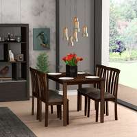 4 seater wooden dining table