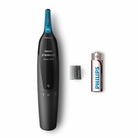 Philips Norelco Nose Trimmer 1500, Nt1500/49, With 3 Pieces For Nose, Ears And Eyebrows 