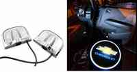 Rawat Stick On Car Door Ghost Shadow LED Light Pack of 2Pcs-Chevrolet Cruze Type 2 (2014-2015)