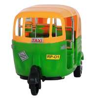 auto pull rickshaw toy miniature model Indian style auto