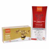 VLCC Shapeup Hips Thighs Arms Gel, 100g and Gold Facial Kit, 60g 