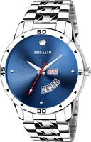 Rizzly Stylish Blue Dial Day & Date Functioning Watch  - For Men