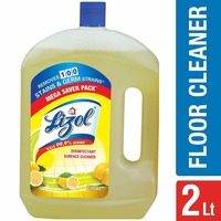 Lizol Disinfectant Floor Cleaner Citrus, 2 L