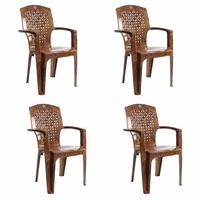 Cello Aristo Set of 4 Chairs (Sandalwood Brown)