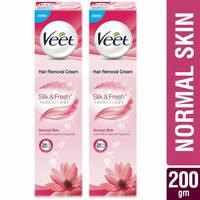 Veet Hair Removal Cream for Normal Skin - 100 g (Pack of 2) 170, But actually one piece price 170 so you get 2 for 170
