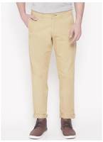 The Indian Garage Co Men's Regular Fit Solid Chinos @400