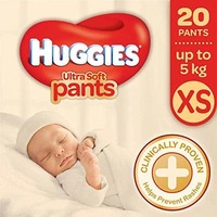 Huggies Ultra Soft XS Size Diaper Pants (20 Count) 