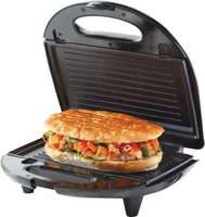 Borosil Krispy 700W Grill Neo Sandwich Maker, (Silver and Black) 