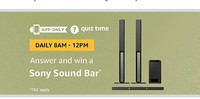 All Answers Of Amazon Sony Sound Bar Quiz 30th October 