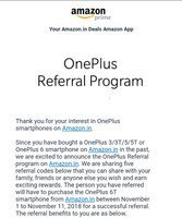 One plus 6t referral program. 