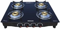 Inalsa Dazzle 4 Burner Cooktop, Black