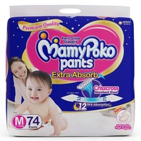 [Pantry] Mamy Poko Medium Size Extra Absorb Pants (74 Count) 