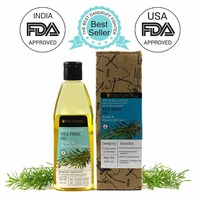 Soulflower Tea Tree Scalp and Anti Dandruff Oil, 225ml 